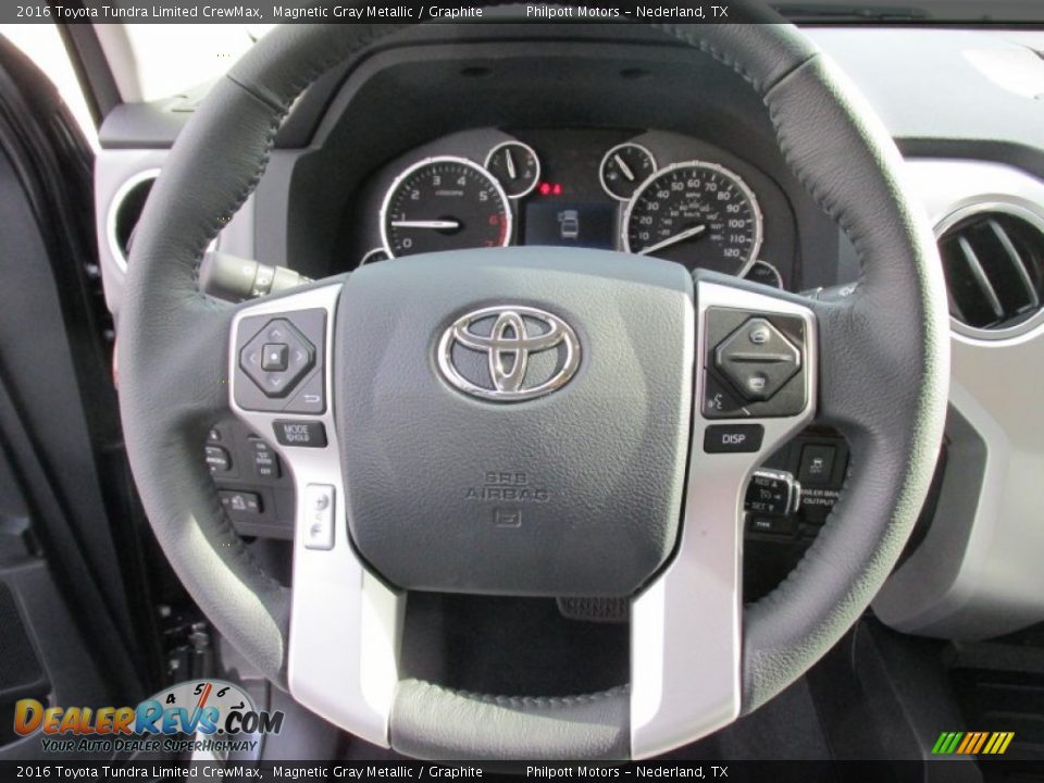 2016 Toyota Tundra Limited CrewMax Steering Wheel Photo #31