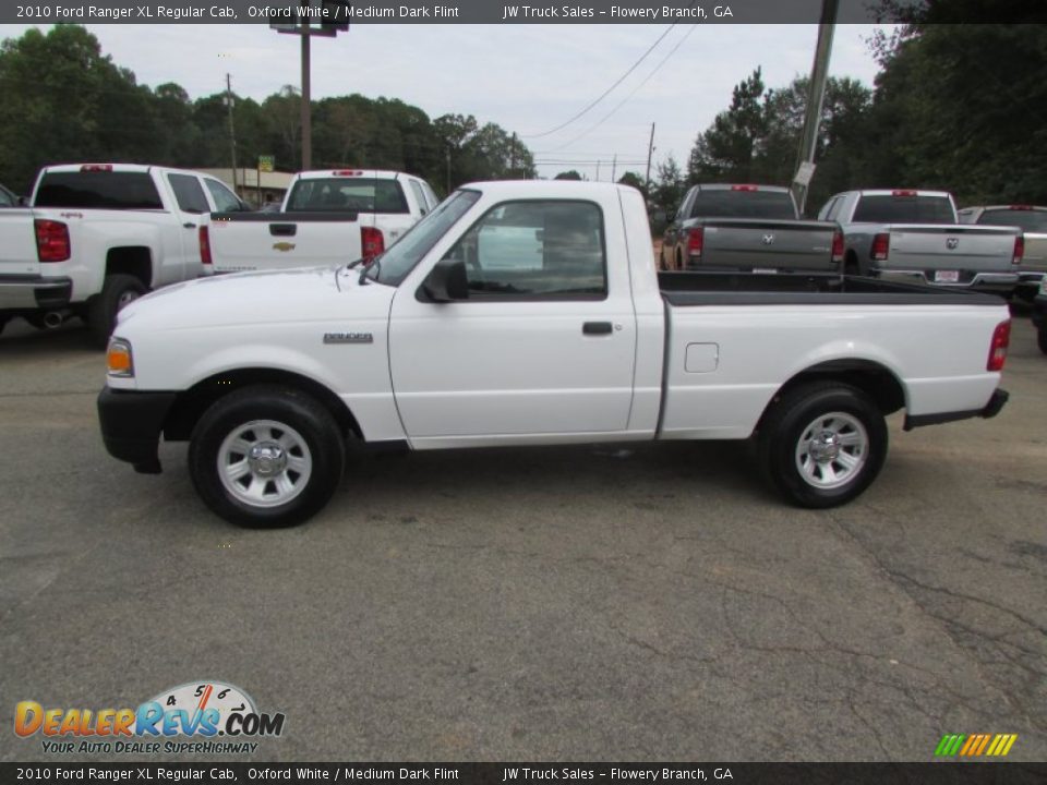 2010 Ford Ranger XL Regular Cab Oxford White / Medium Dark Flint Photo #3