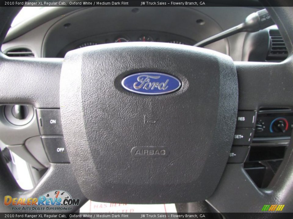 2010 Ford Ranger XL Regular Cab Oxford White / Medium Dark Flint Photo #27