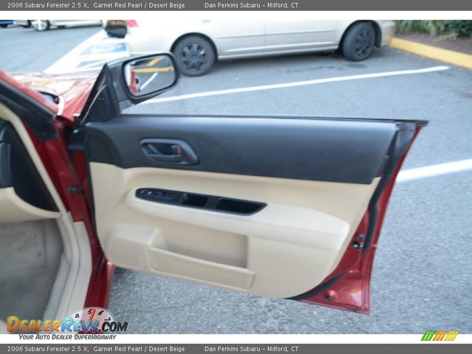 2006 Subaru Forester 2.5 X Garnet Red Pearl / Desert Beige Photo #20