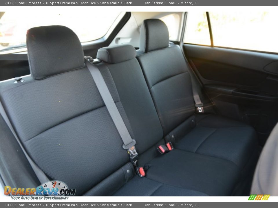2012 Subaru Impreza 2.0i Sport Premium 5 Door Ice Silver Metallic / Black Photo #13