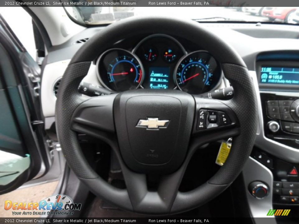 2012 Chevrolet Cruze LS Silver Ice Metallic / Jet Black/Medium Titanium Photo #16