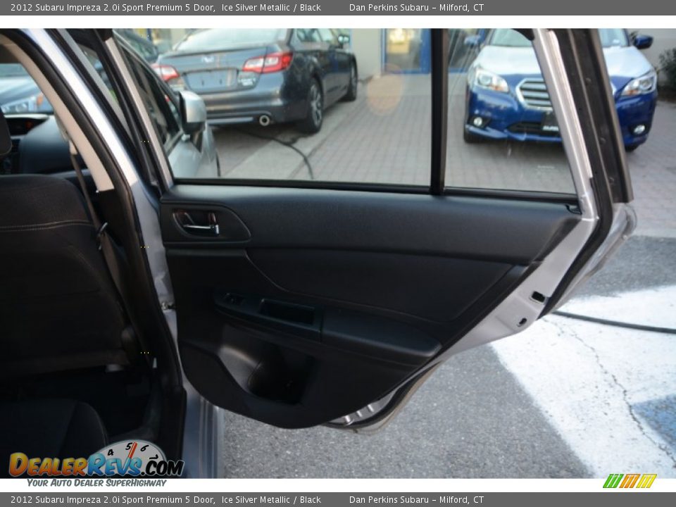 2012 Subaru Impreza 2.0i Sport Premium 5 Door Ice Silver Metallic / Black Photo #17