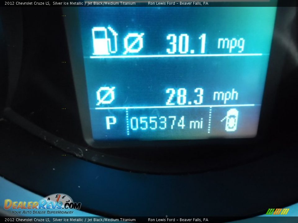 2012 Chevrolet Cruze LS Silver Ice Metallic / Jet Black/Medium Titanium Photo #20