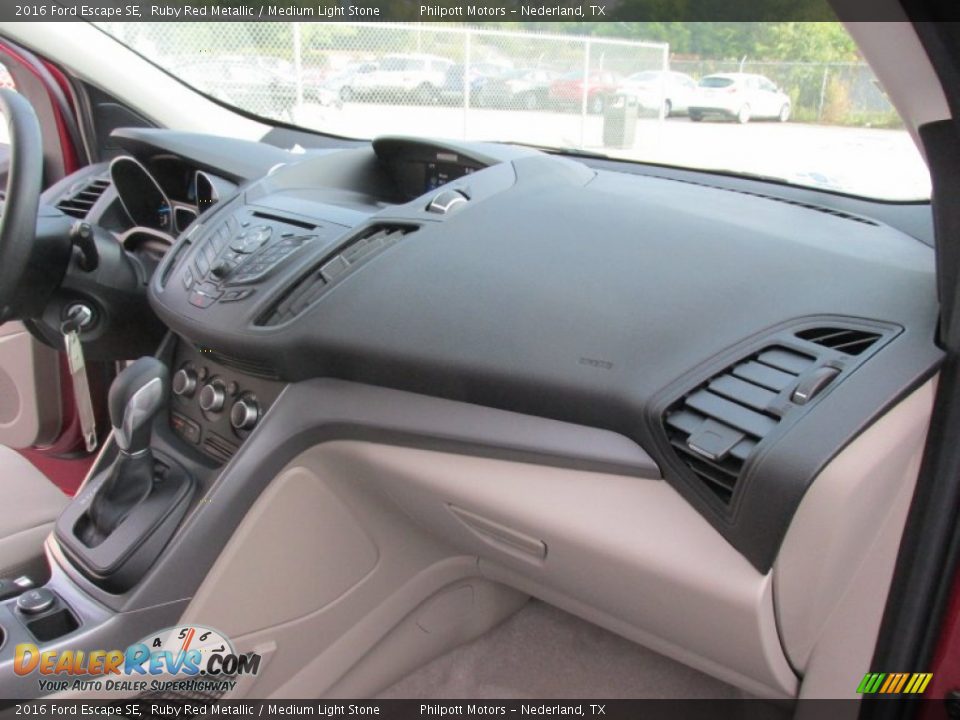 2016 Ford Escape SE Ruby Red Metallic / Medium Light Stone Photo #16