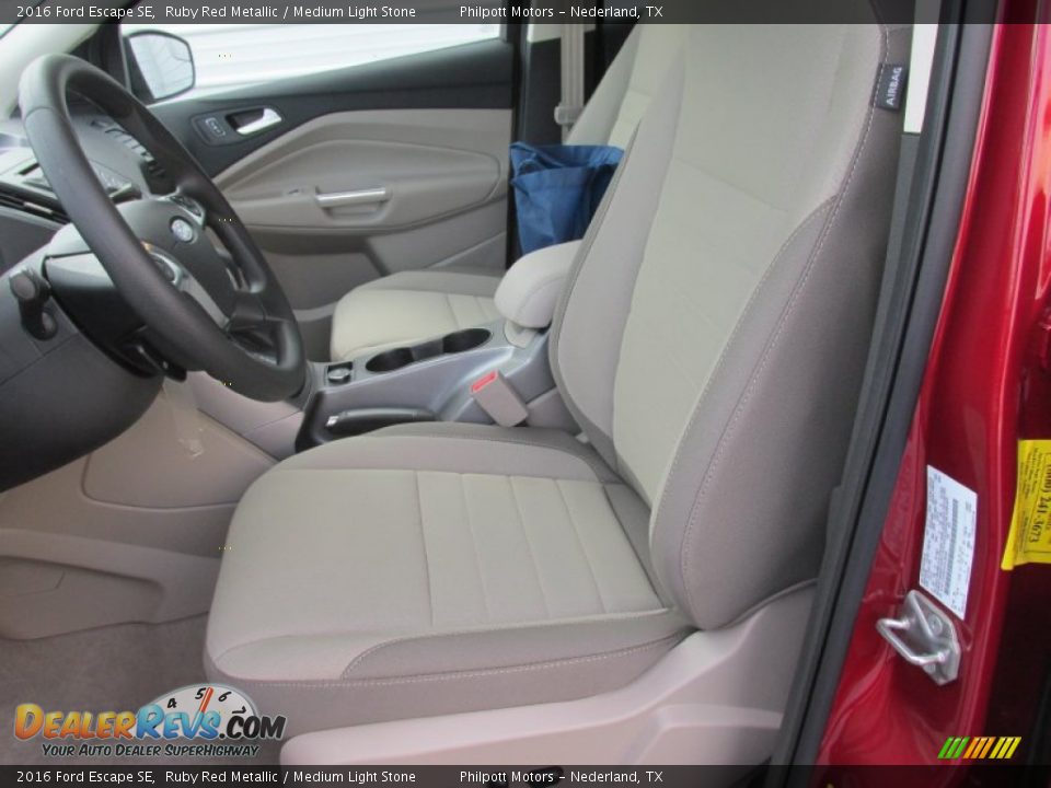 2016 Ford Escape SE Ruby Red Metallic / Medium Light Stone Photo #21