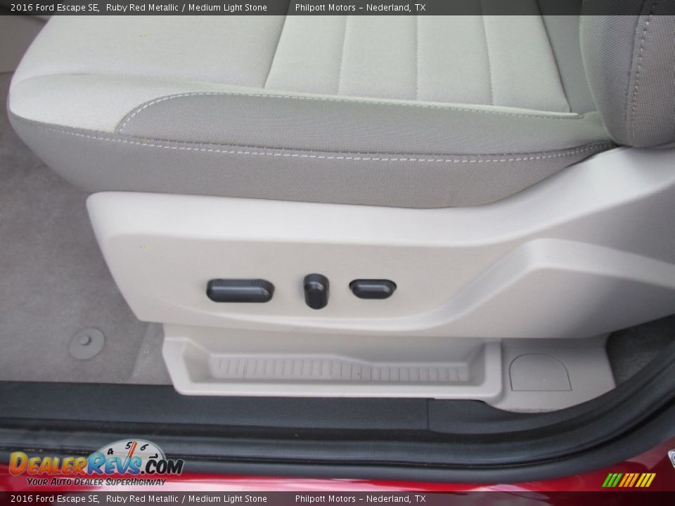 2016 Ford Escape SE Ruby Red Metallic / Medium Light Stone Photo #22