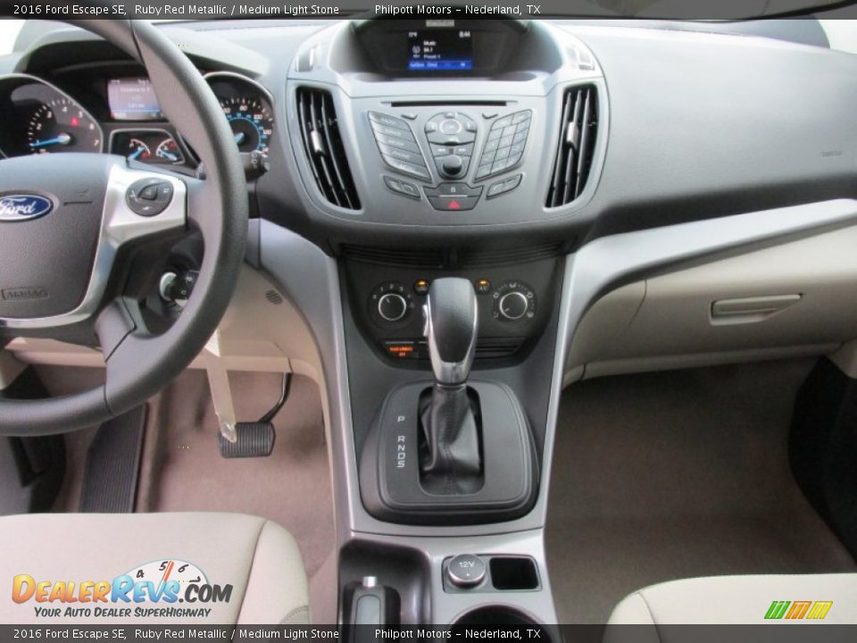 2016 Ford Escape SE Ruby Red Metallic / Medium Light Stone Photo #24