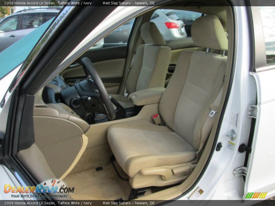 2009 Honda Accord LX Sedan Taffeta White / Ivory Photo #15