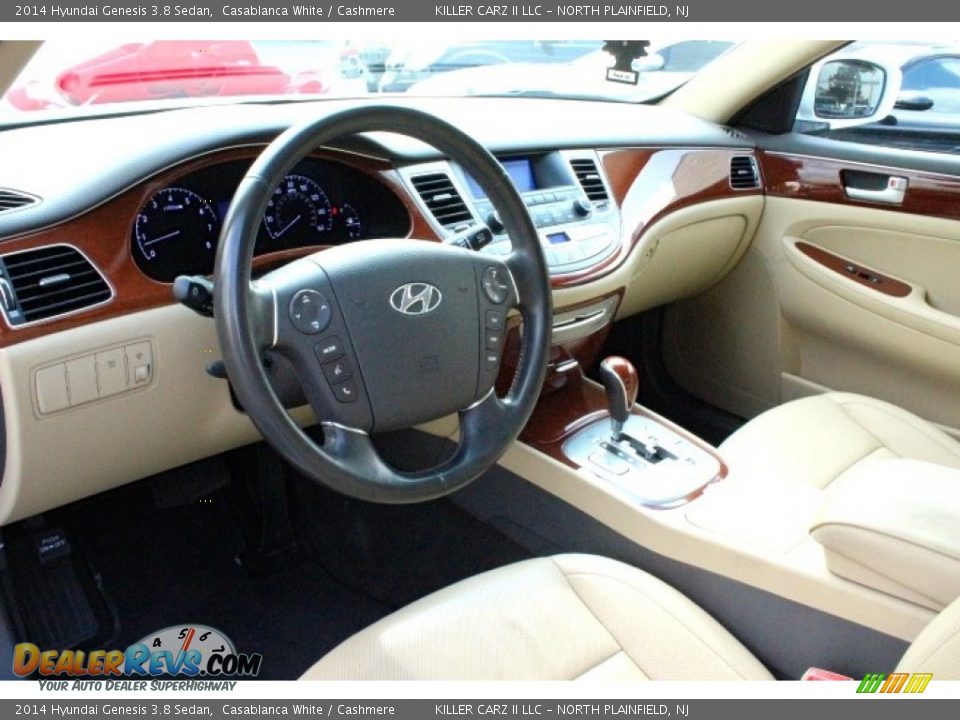 Cashmere Interior - 2014 Hyundai Genesis 3.8 Sedan Photo #18