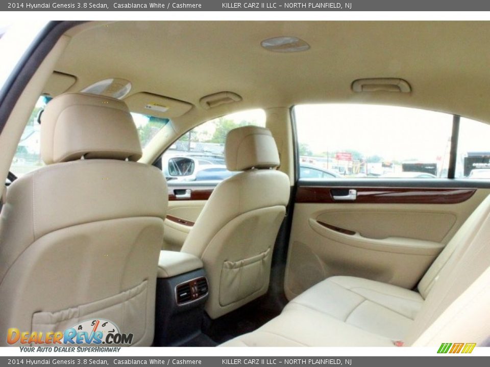 Rear Seat of 2014 Hyundai Genesis 3.8 Sedan Photo #29