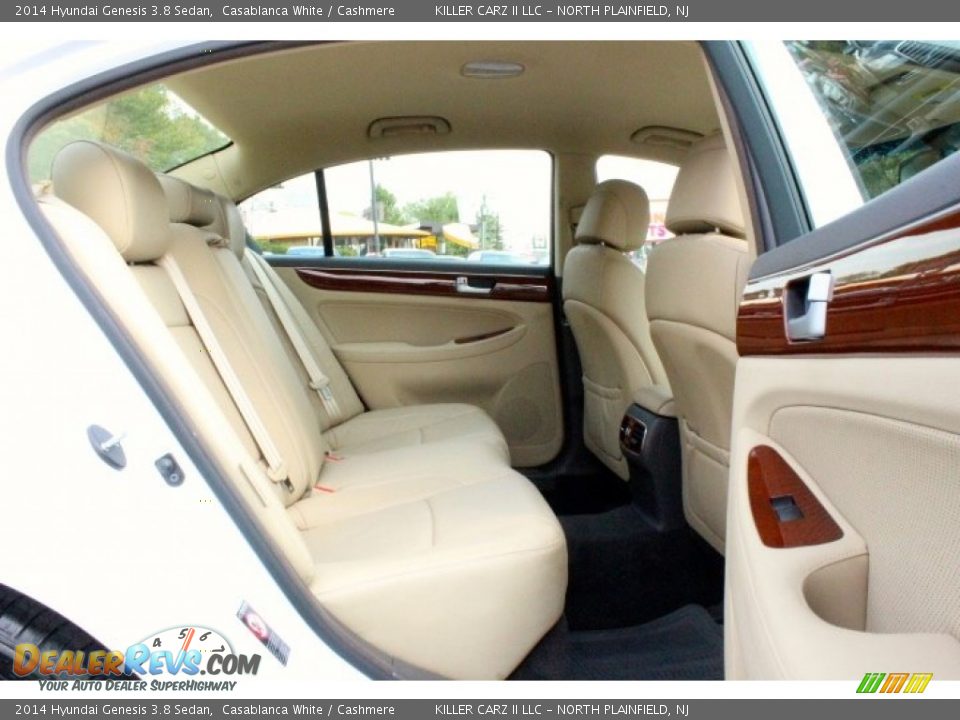 Rear Seat of 2014 Hyundai Genesis 3.8 Sedan Photo #33