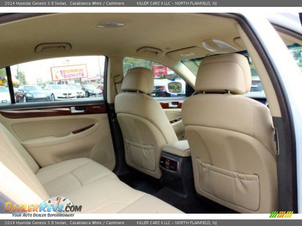 Rear Seat of 2014 Hyundai Genesis 3.8 Sedan Photo #34