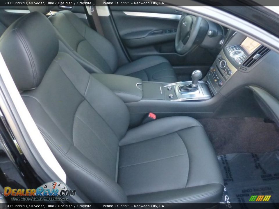 Front Seat of 2015 Infiniti Q40 Sedan Photo #20