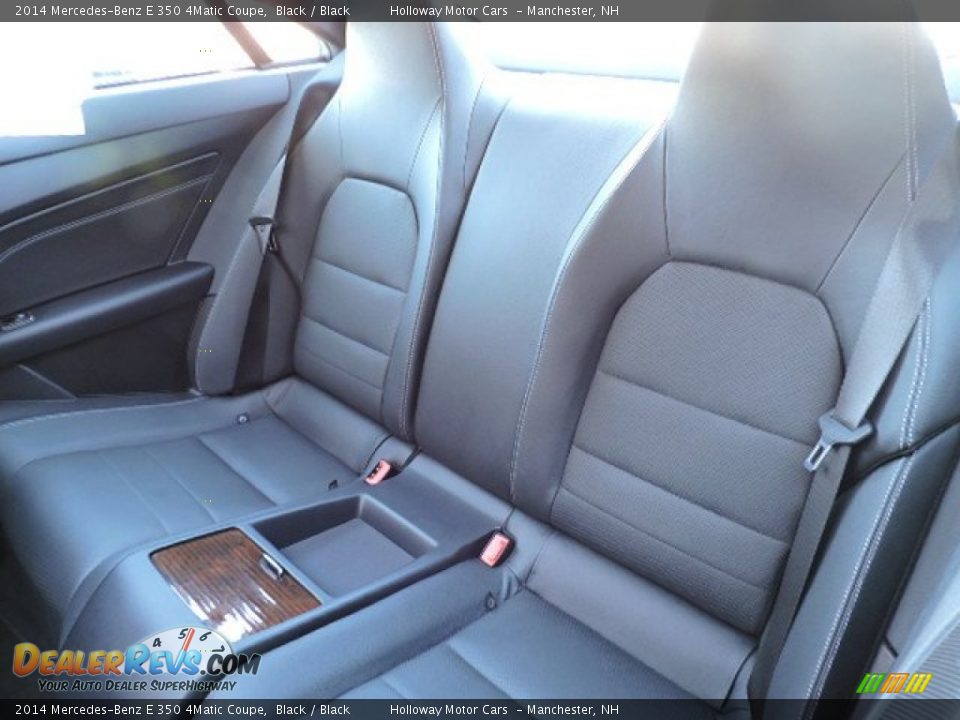 Rear Seat of 2014 Mercedes-Benz E 350 4Matic Coupe Photo #8