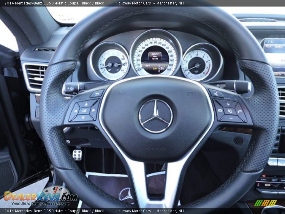 2014 Mercedes-Benz E 350 4Matic Coupe Steering Wheel Photo #10