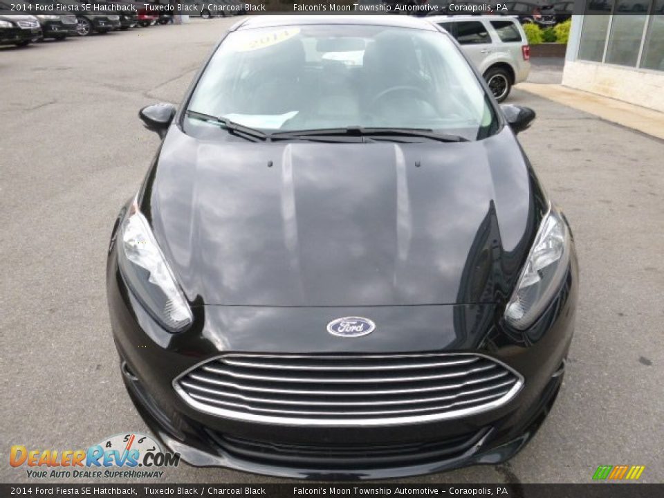 2014 Ford Fiesta SE Hatchback Tuxedo Black / Charcoal Black Photo #3