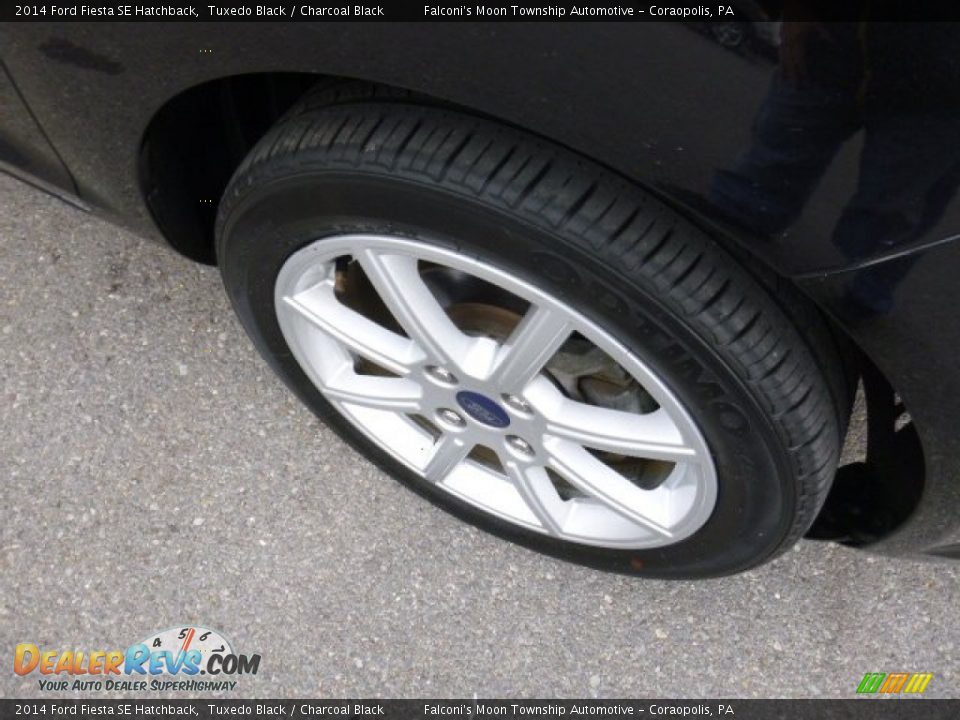 2014 Ford Fiesta SE Hatchback Tuxedo Black / Charcoal Black Photo #4