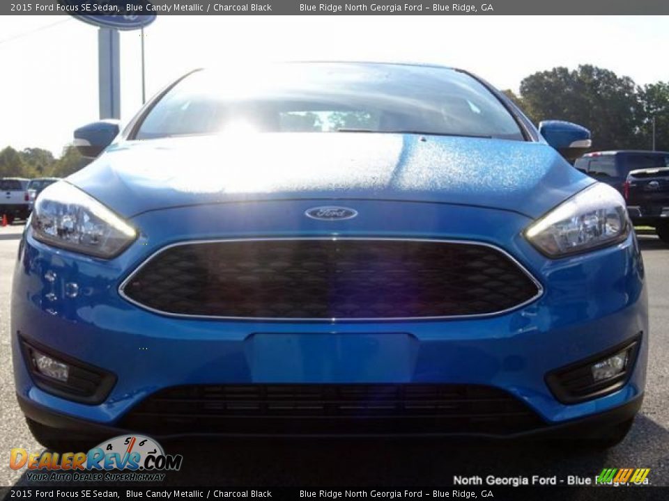 2015 Ford Focus SE Sedan Blue Candy Metallic / Charcoal Black Photo #8