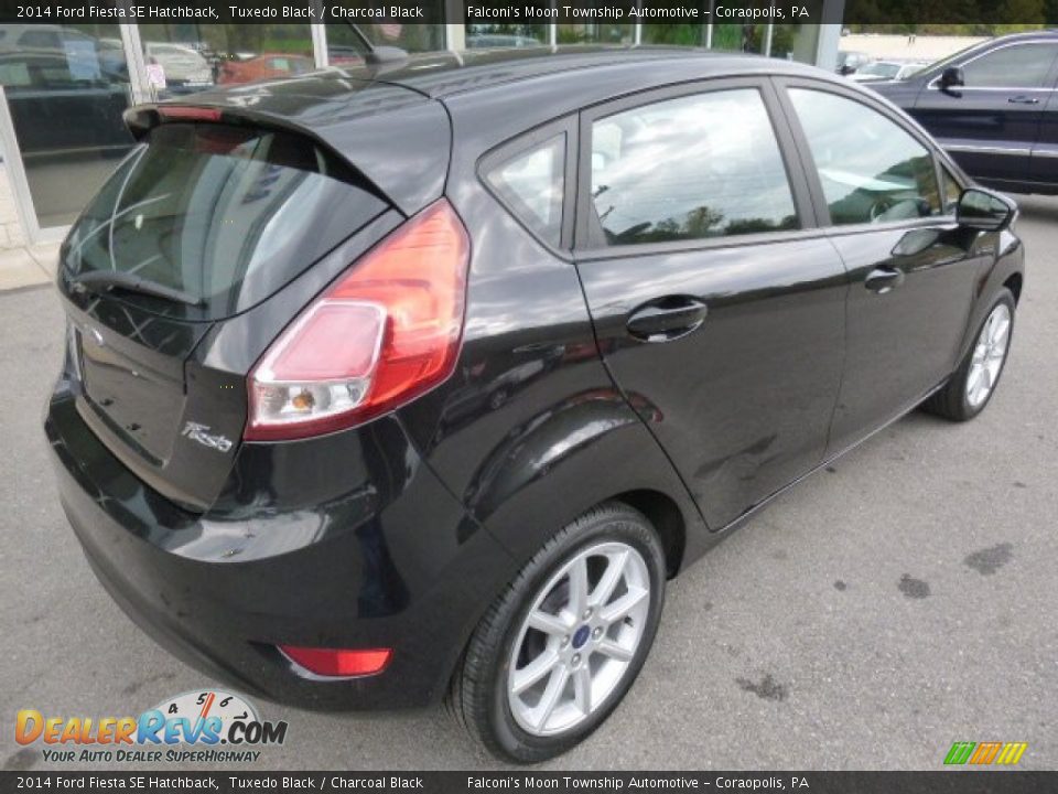 2014 Ford Fiesta SE Hatchback Tuxedo Black / Charcoal Black Photo #5