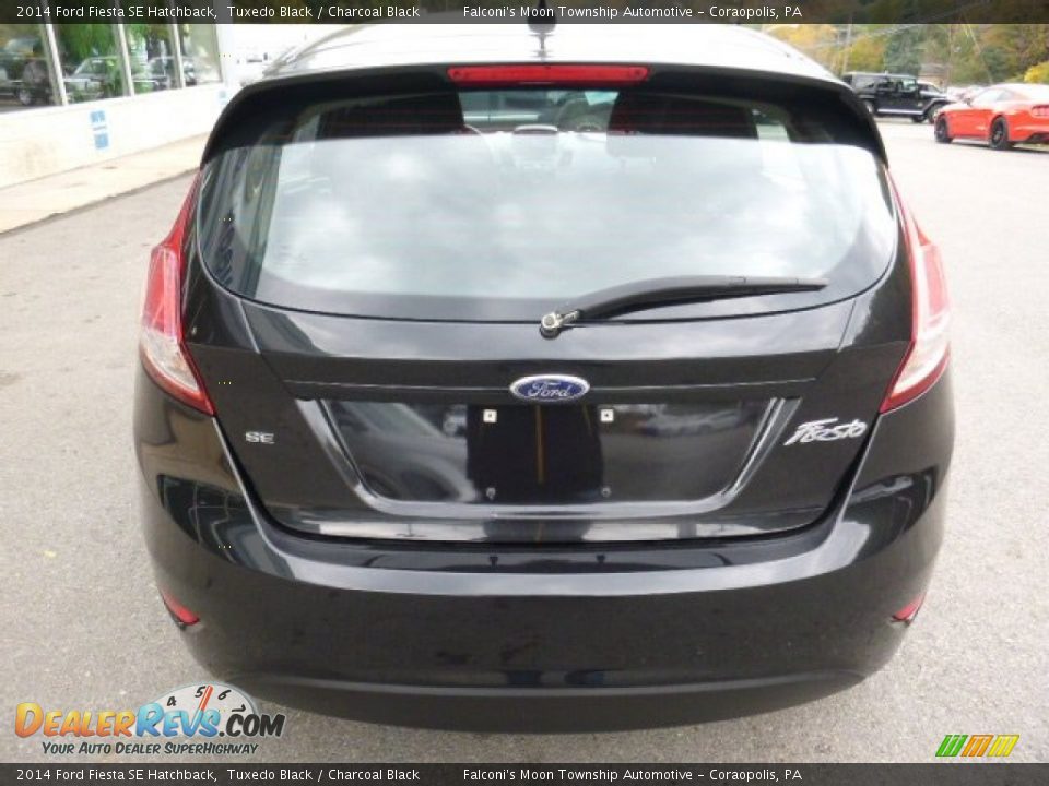 2014 Ford Fiesta SE Hatchback Tuxedo Black / Charcoal Black Photo #6