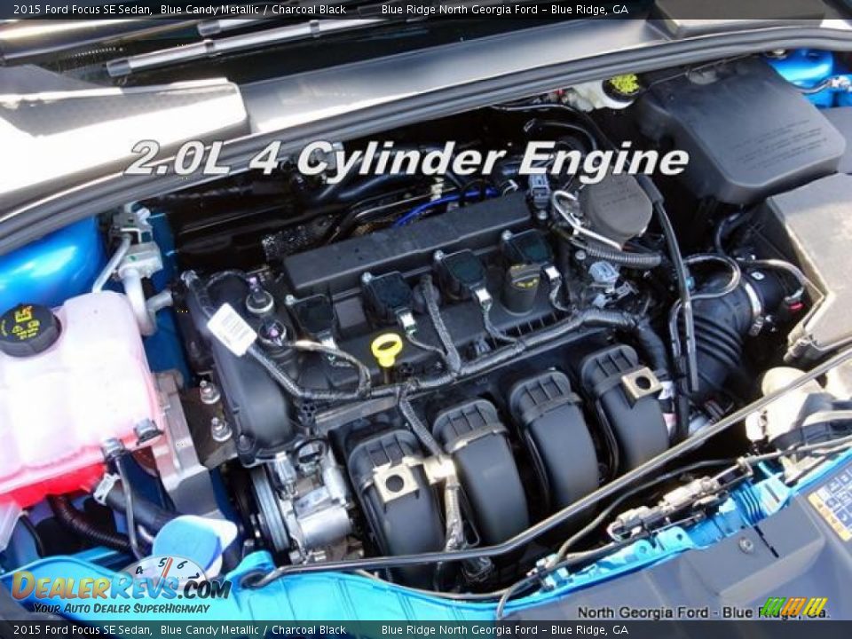 2015 Ford Focus SE Sedan Blue Candy Metallic / Charcoal Black Photo #10