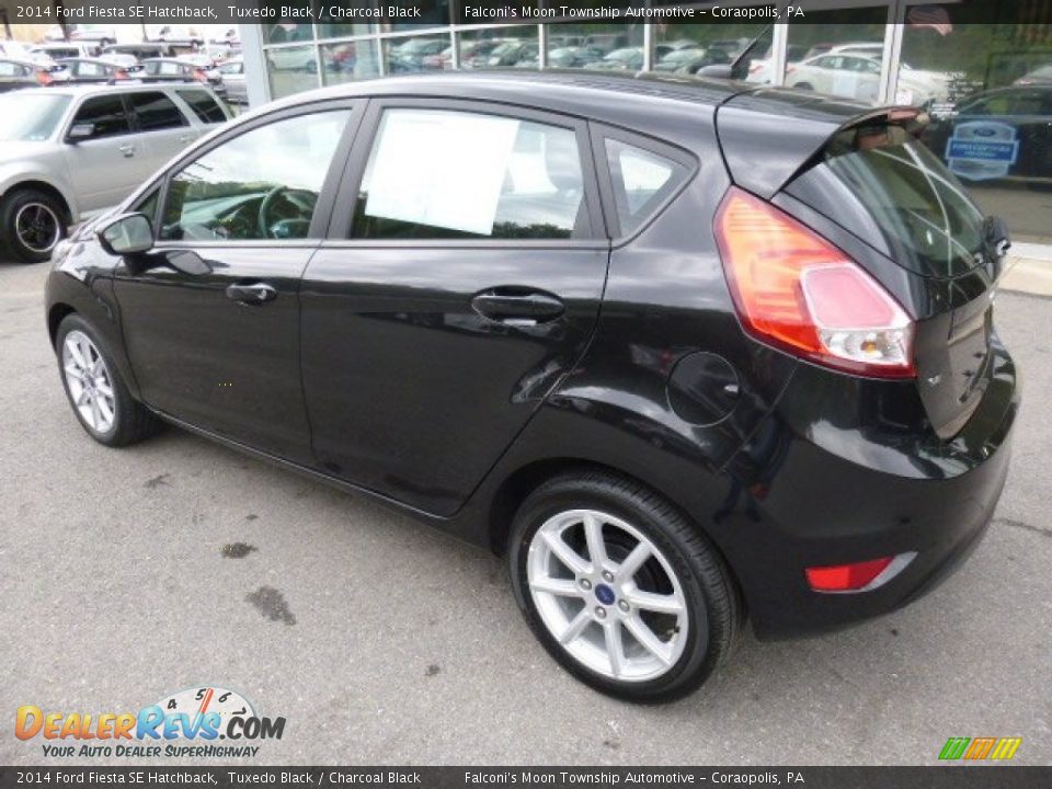2014 Ford Fiesta SE Hatchback Tuxedo Black / Charcoal Black Photo #8