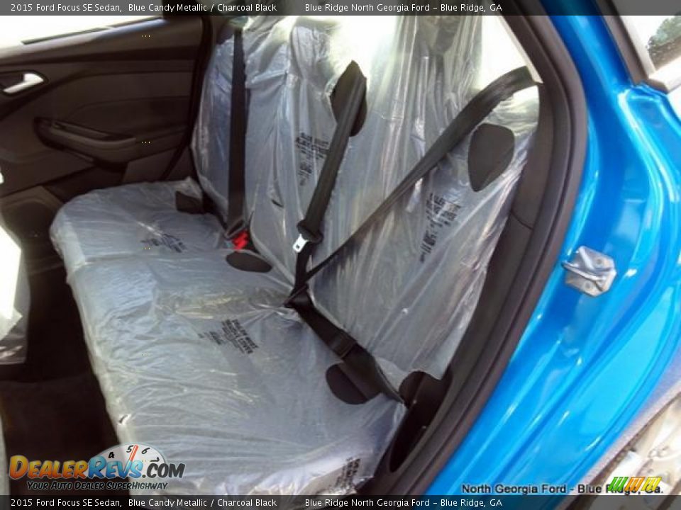 2015 Ford Focus SE Sedan Blue Candy Metallic / Charcoal Black Photo #13