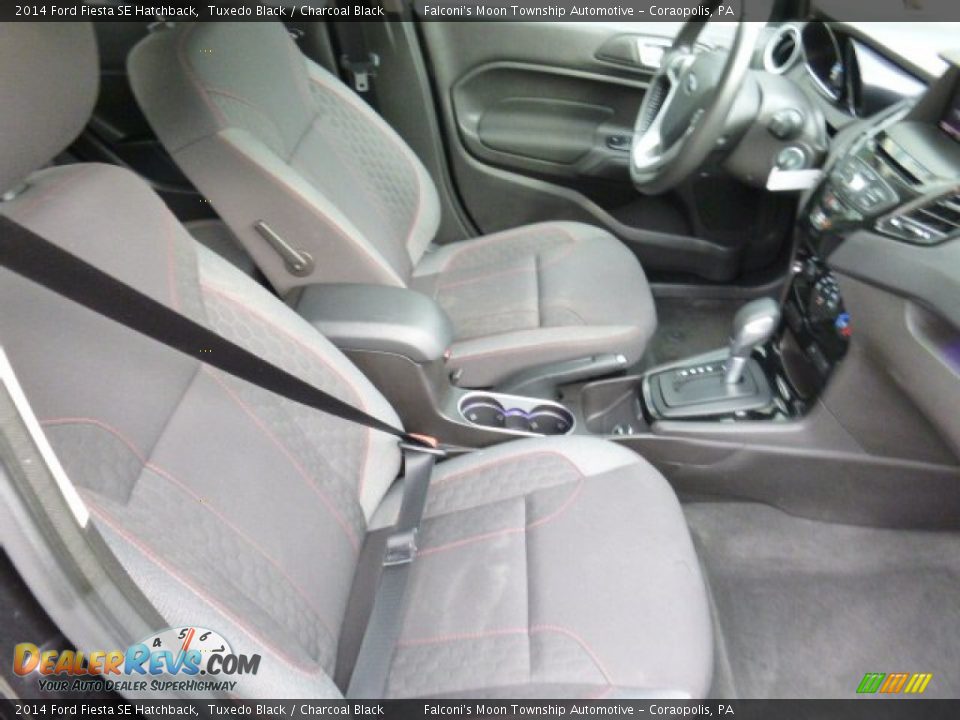 2014 Ford Fiesta SE Hatchback Tuxedo Black / Charcoal Black Photo #10