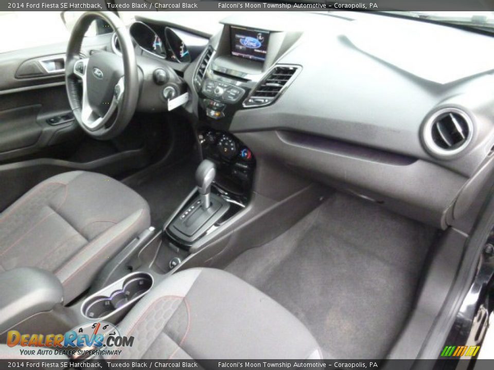 2014 Ford Fiesta SE Hatchback Tuxedo Black / Charcoal Black Photo #11