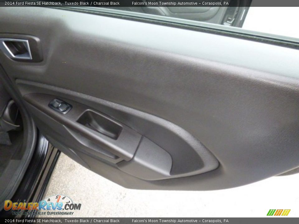 2014 Ford Fiesta SE Hatchback Tuxedo Black / Charcoal Black Photo #14