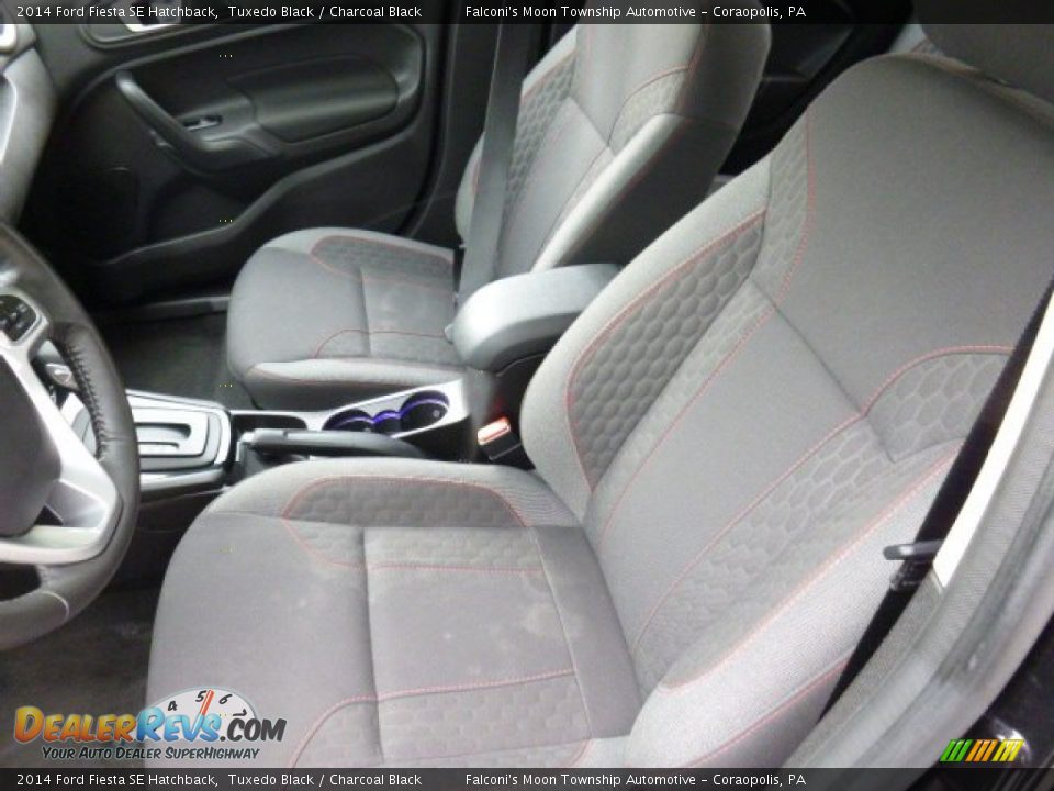 2014 Ford Fiesta SE Hatchback Tuxedo Black / Charcoal Black Photo #15