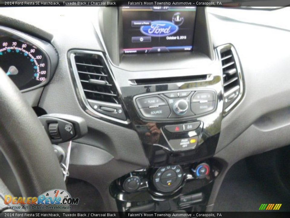 2014 Ford Fiesta SE Hatchback Tuxedo Black / Charcoal Black Photo #23