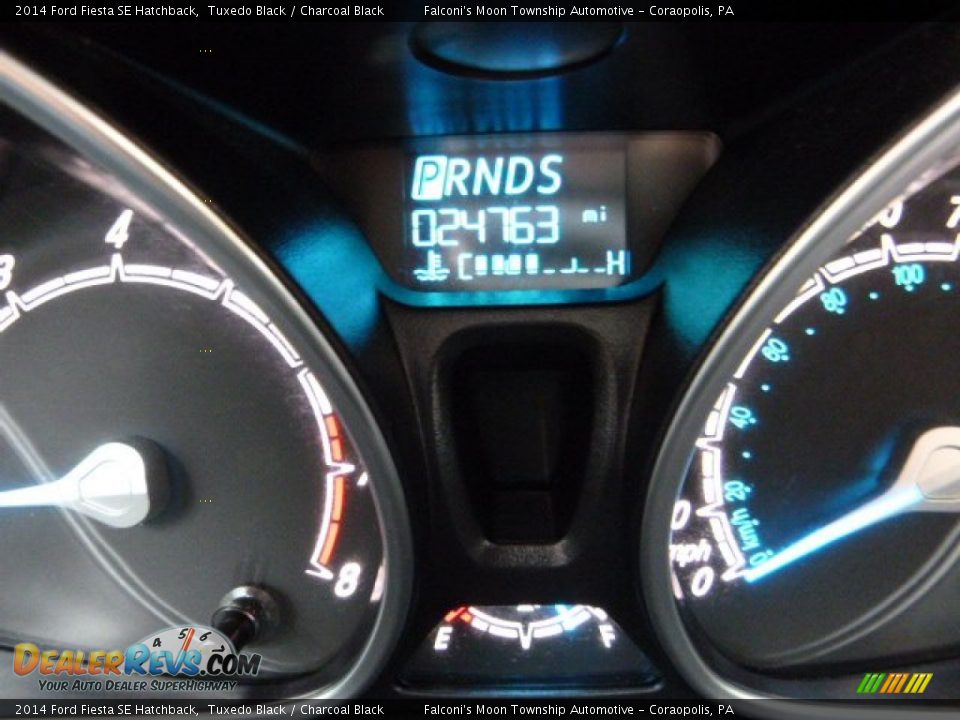 2014 Ford Fiesta SE Hatchback Tuxedo Black / Charcoal Black Photo #25