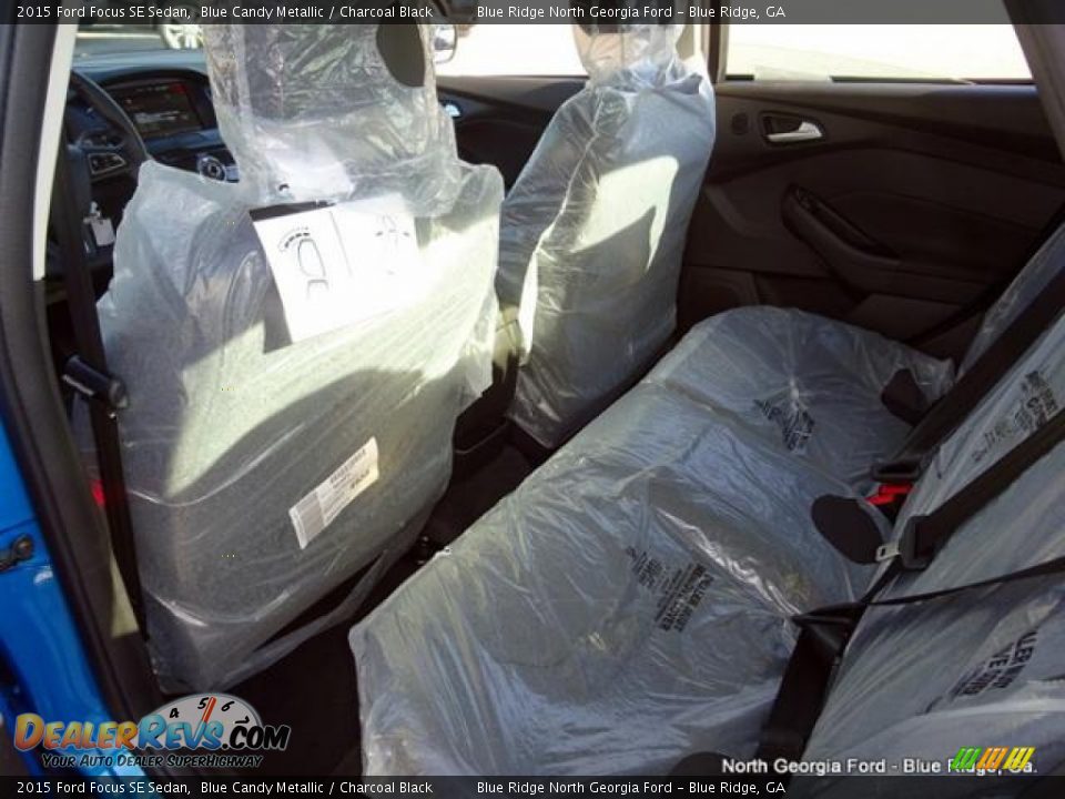 2015 Ford Focus SE Sedan Blue Candy Metallic / Charcoal Black Photo #31