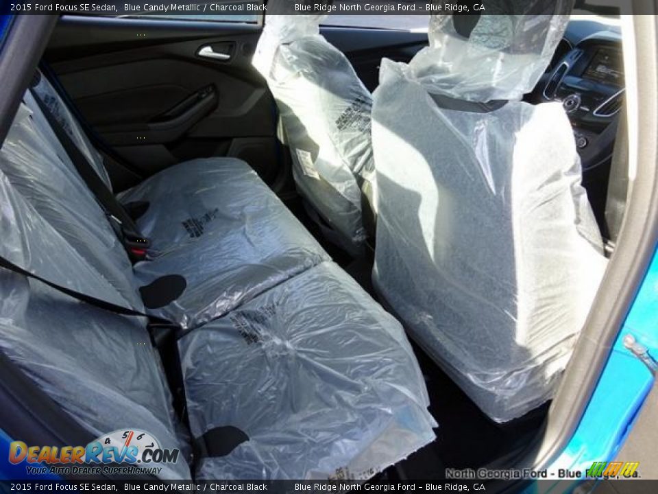 2015 Ford Focus SE Sedan Blue Candy Metallic / Charcoal Black Photo #32