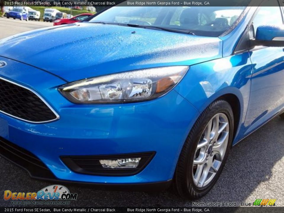 2015 Ford Focus SE Sedan Blue Candy Metallic / Charcoal Black Photo #33
