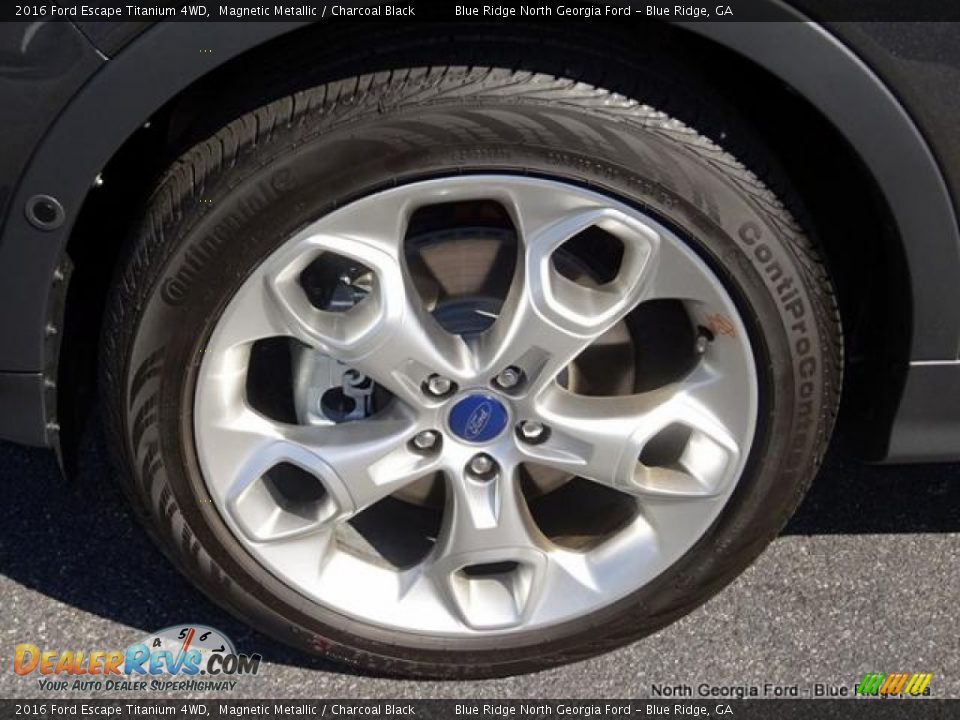 2016 Ford Escape Titanium 4WD Magnetic Metallic / Charcoal Black Photo #9