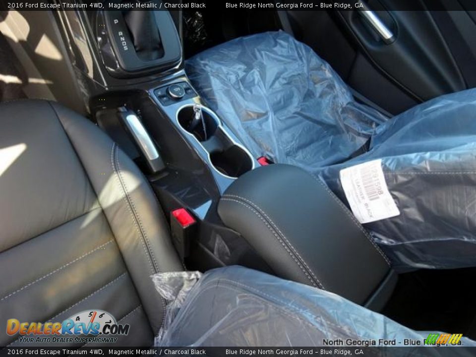 2016 Ford Escape Titanium 4WD Magnetic Metallic / Charcoal Black Photo #28