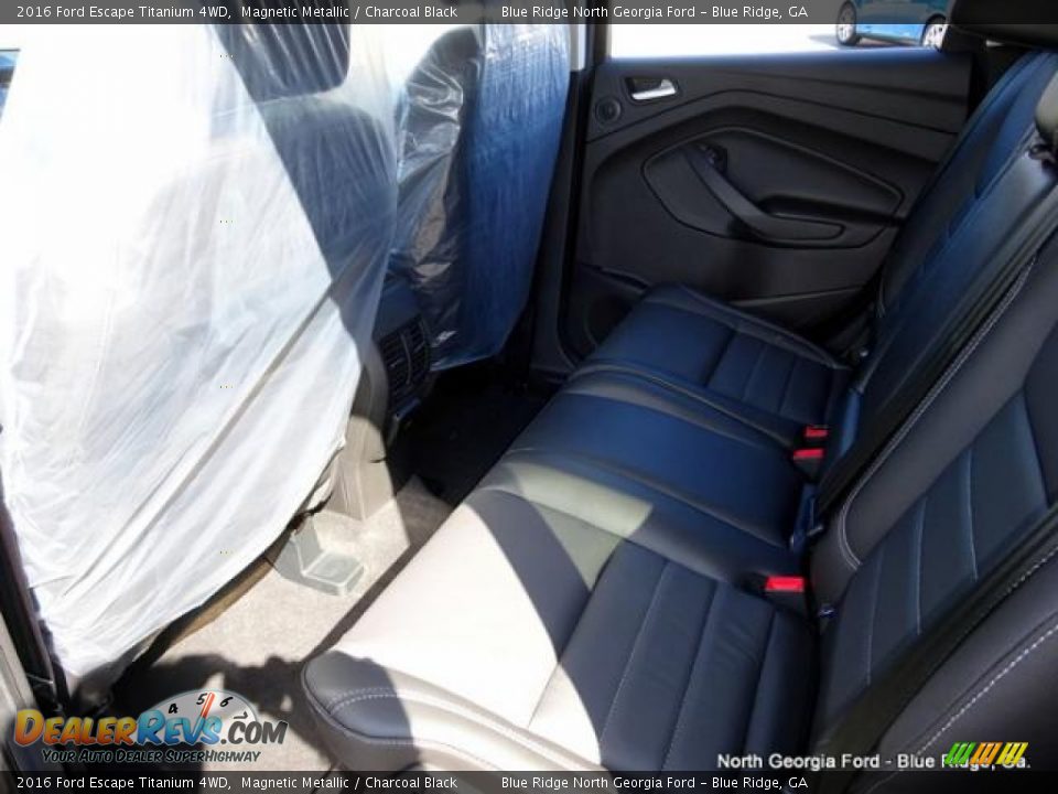 2016 Ford Escape Titanium 4WD Magnetic Metallic / Charcoal Black Photo #33