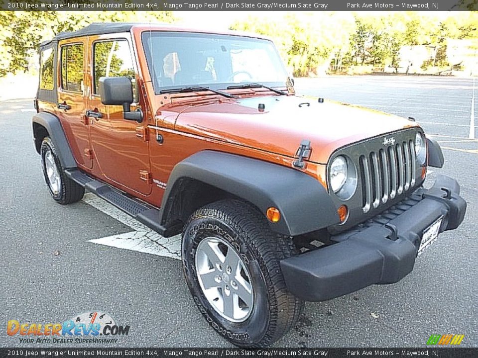 Front 3/4 View of 2010 Jeep Wrangler Unlimited Mountain Edition 4x4 Photo #7