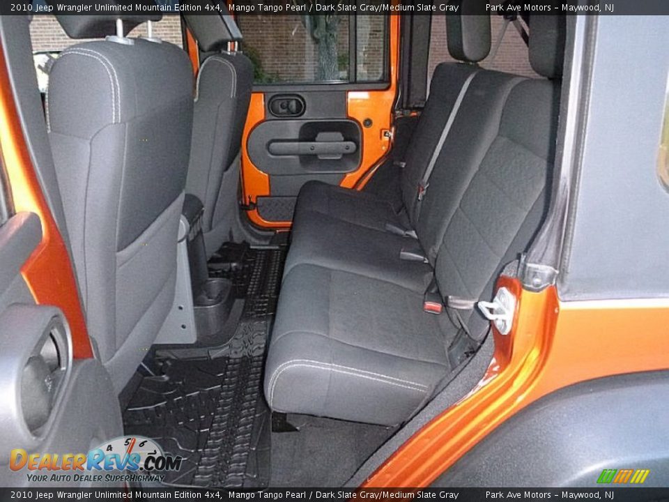 Rear Seat of 2010 Jeep Wrangler Unlimited Mountain Edition 4x4 Photo #16