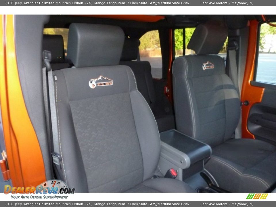 Front Seat of 2010 Jeep Wrangler Unlimited Mountain Edition 4x4 Photo #19