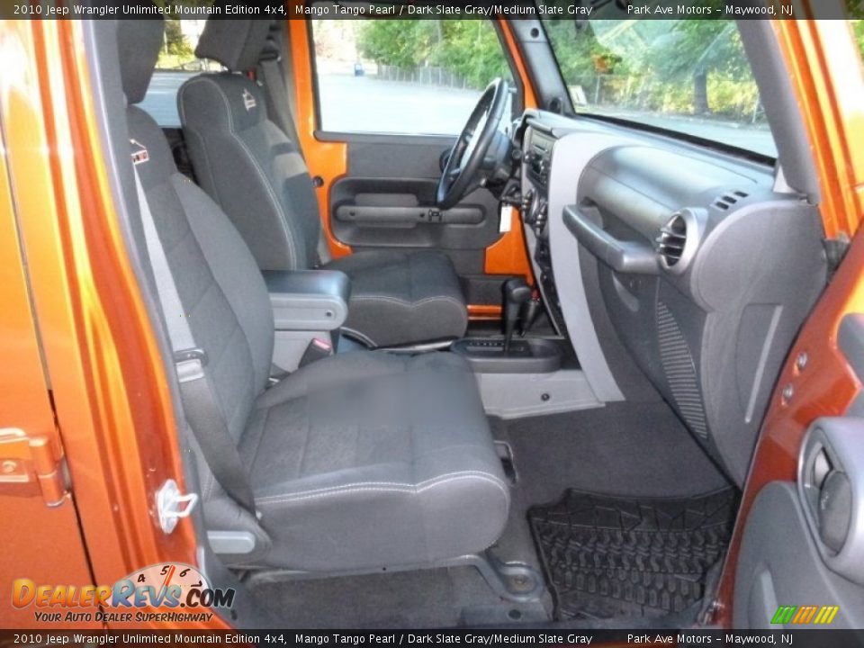 Front Seat of 2010 Jeep Wrangler Unlimited Mountain Edition 4x4 Photo #20