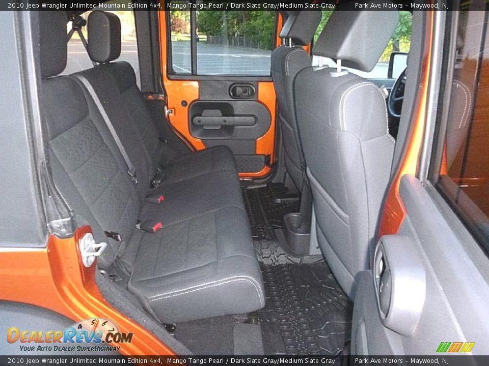 Rear Seat of 2010 Jeep Wrangler Unlimited Mountain Edition 4x4 Photo #23