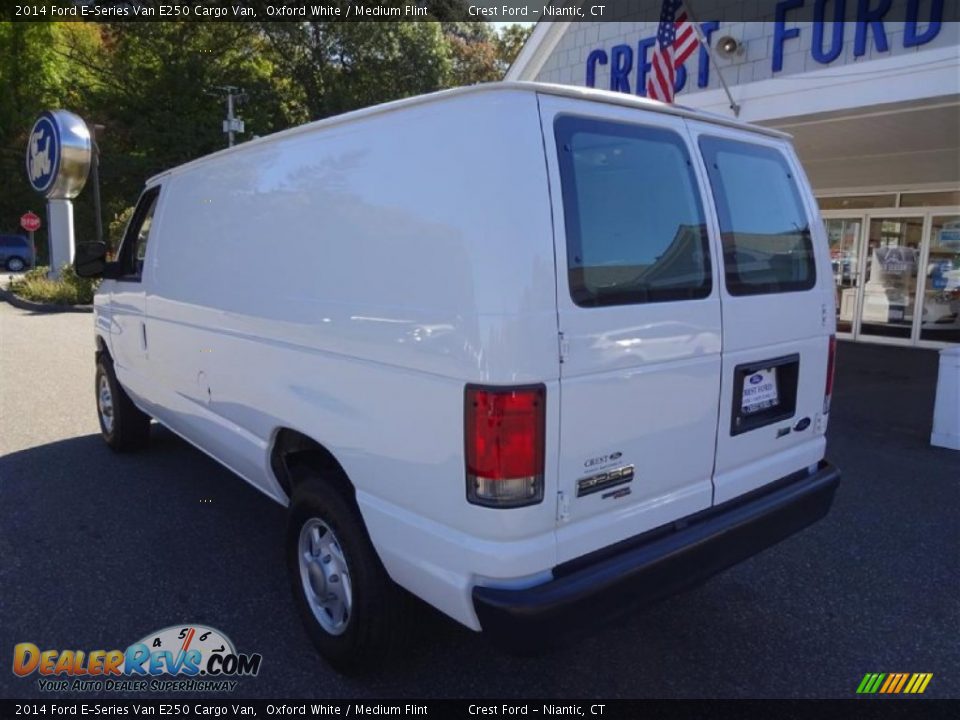 2014 Ford E-Series Van E250 Cargo Van Oxford White / Medium Flint Photo #5