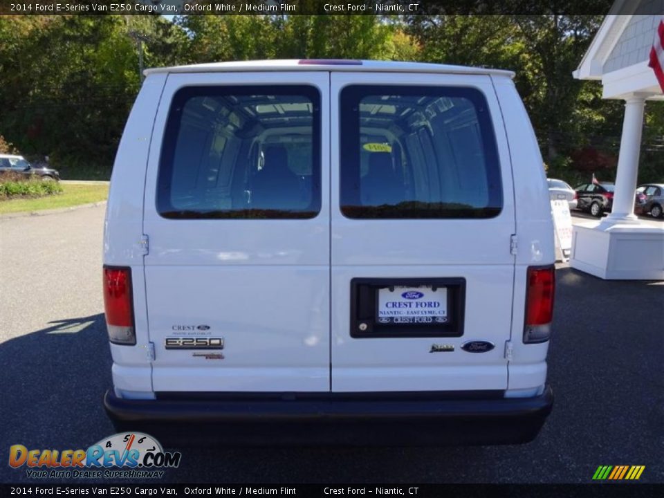 2014 Ford E-Series Van E250 Cargo Van Oxford White / Medium Flint Photo #6