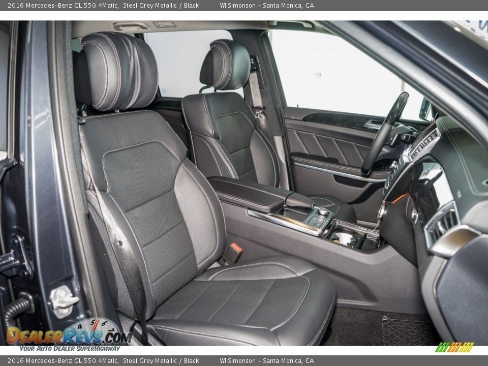 2016 Mercedes-Benz GL 550 4Matic Steel Grey Metallic / Black Photo #2