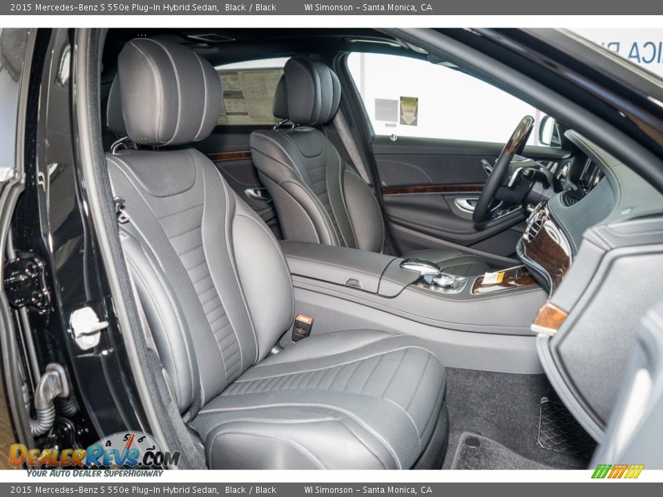 Front Seat of 2015 Mercedes-Benz S 550e Plug-In Hybrid Sedan Photo #2