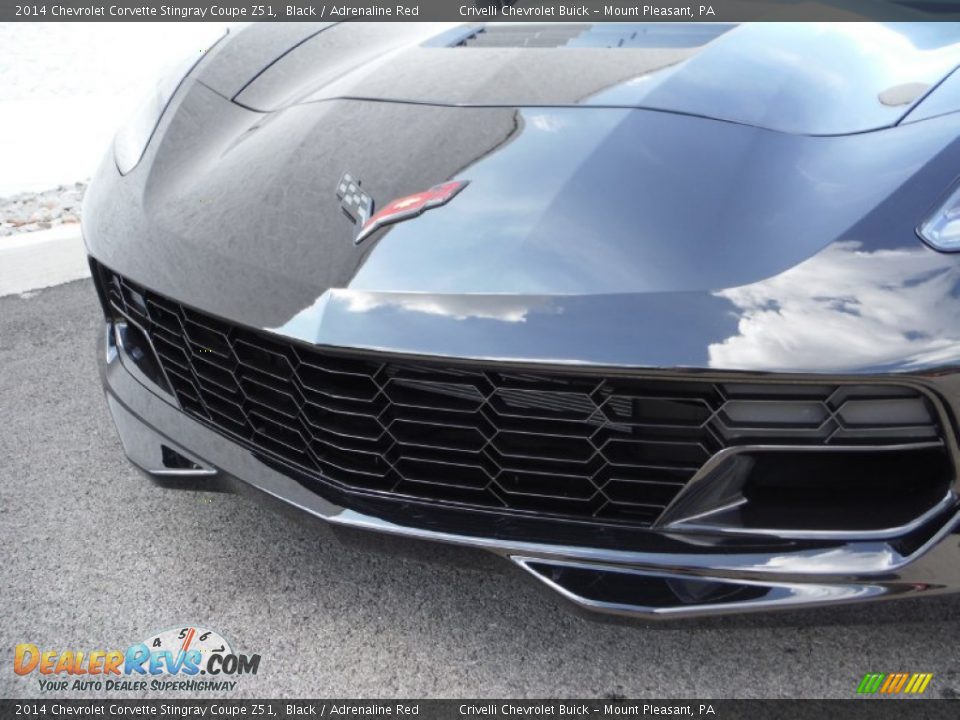 2014 Chevrolet Corvette Stingray Coupe Z51 Black / Adrenaline Red Photo #8